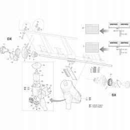Propelerio ventiliatoriaus skirstytuvas gaspardo g66248172r