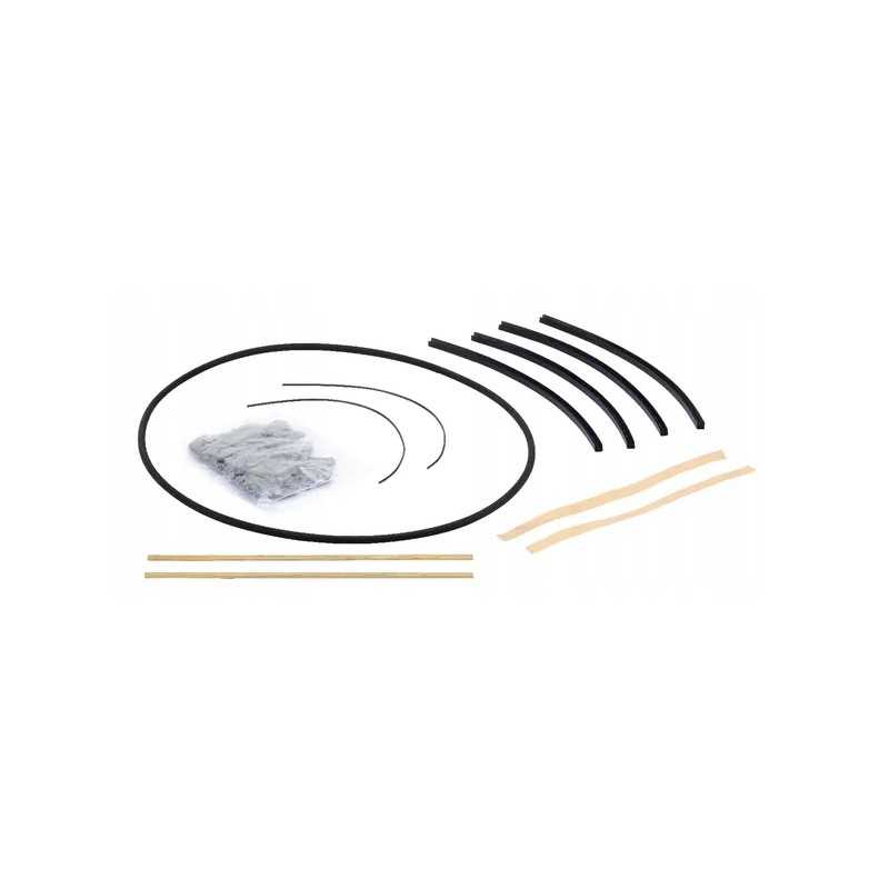 Plokštinio sklendės 8 sandariklių rinkinys