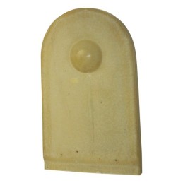 Horizontalus trąšų barstytuvo dangtis pjauna plastiką