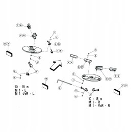 Disko mentės M1 Rauch Kuhn R4021245 originalios