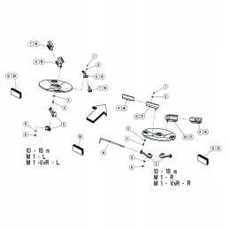 Disko mentės M1 Rauch Kuhn R4021245 originalios
