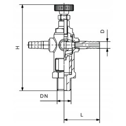 Lašintuvo vožtuvas 1 4 colių riv510