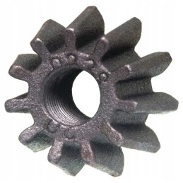 Mažas kūginis ratas telpa į diskinį ratą