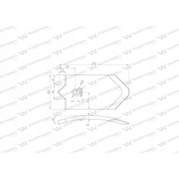 Naudojamas vienos skylės ražienų kultivatoriaus snapelis