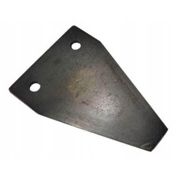 Derliaus nuėmimo peilis lygiais peiliais ir priekine vejapjovės juosta