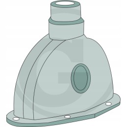 Viršutinė vartų vožtuvo dalis yra 6 colių