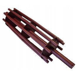 Būgnas su voleliu, varantis drugelio dalgio barstytuvą