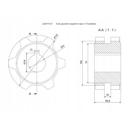 Varomasis ratas, raktas 10, motog barstytuvas