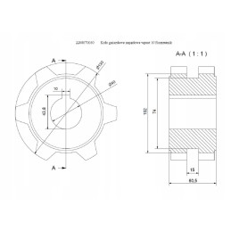 Varomasis ratas, raktas 10, motog barstytuvas