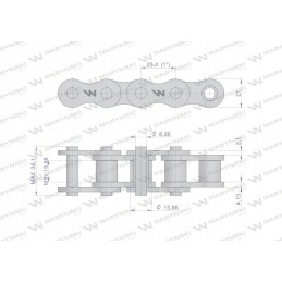 Ritininės grandinės 16b 1 58pz r1 1 adapterio pritaikymas
