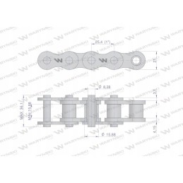Ritininės grandinės 16b 1 58pz r1 1 adapterio pritaikymas