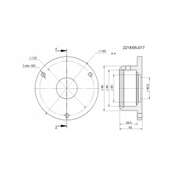 Didelis barstytuvo korpusas su flanšu 1208 motoge