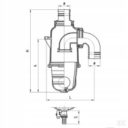 Sifono separatorius 60 mm 0060027