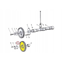Tarpinė paskirstymo pavara C 330 originali