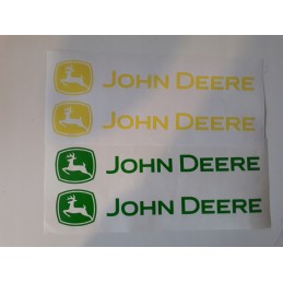 John deere lipdukai traktoriaus traktoriaus 25cm lipdukas