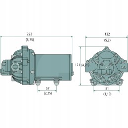 Comet elektrinio variklio siurblys ef 3000 siurblys