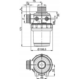 Siurbimo filtras 60 100 l 1 1 4 ag