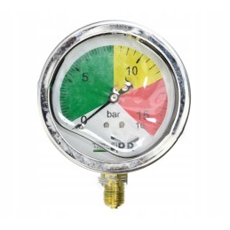 Glicerino manometras 0 16 bar fi 80 mm montavimas