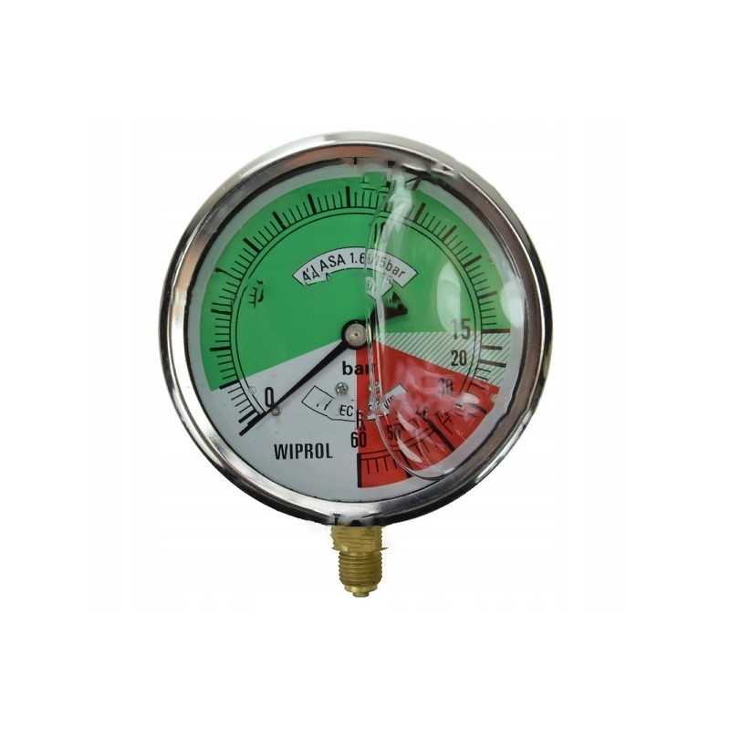 Glicerino manometras 0 60 bar fi 100mm montavimas