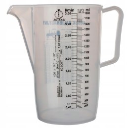 Kalibravimo puodelis purškiamas matavimo puodelis 1800 ml