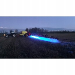 Halogeninė kvadratinė darbo lempa LED 27W 500lm mėlyna