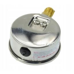 Glicerino manometras 0 10 bar fi 63 mm tvirtinimas