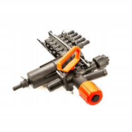 5 sekcijų valdymo skirstytuvas su filtru