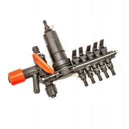 5 sekcijų valdymo skirstytuvas su filtru