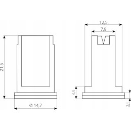 Purškimo antgalis 32vnt, šaukštinis purkštuvas, stalo aukštis 24