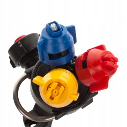 Triguba purkštuvo galvutė su 25 mm vamzdeliu