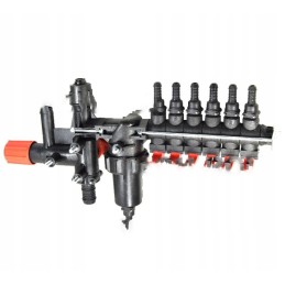 Kolektorius, 6 sekcijų valdymo vožtuvas, SNI tipas