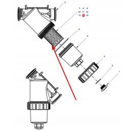 Ag636091 tinklinis filtras
