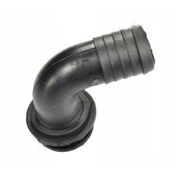 Alkūnės skersmuo 25mm, kampas 90 laipsnių, tvirtinamas veržle 1