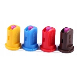 Naujas dviejų srautų purkštuvo antgalis