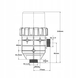 Siurbimo filtras be purkštuvo vožtuvo, alkūnė 32mm