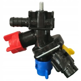 Užbaikite besisukančią RSM purkštuvo galvutę su varžtu