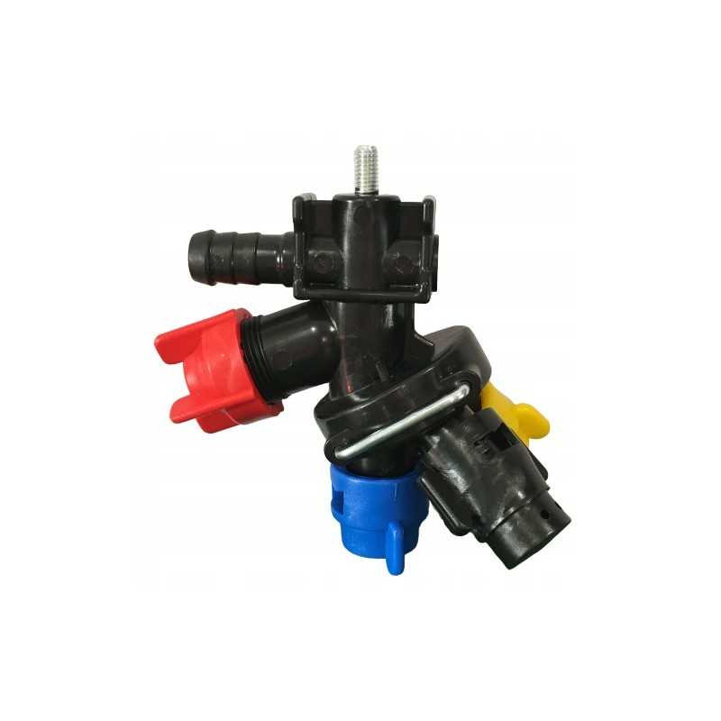 Užbaikite besisukančią RSM purkštuvo galvutę su varžtu