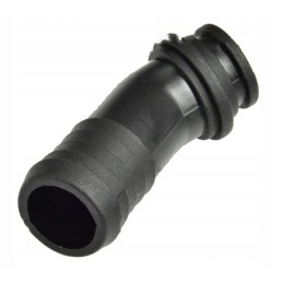 Alkūnės skersmuo 25 mm, kampas 30 laipsnių, tvirtinamas veržle 1