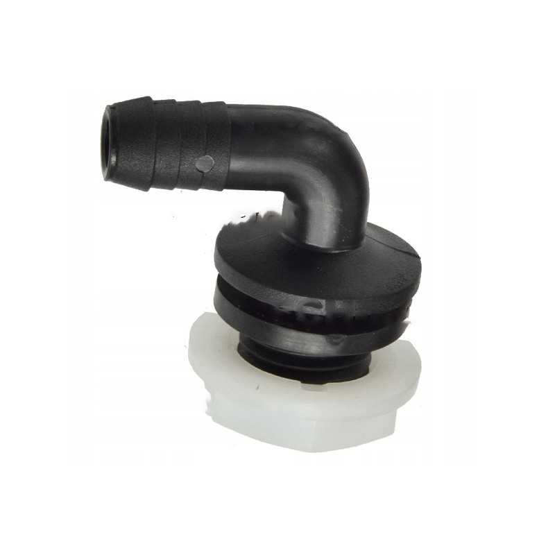 Indikatoriaus alkūnė fi 12 5mm polimerinis purkštuvas s