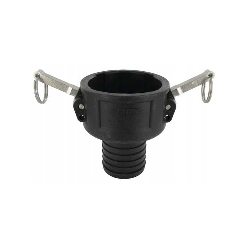 Camlock tipo c pp arag lizdas žarnai 3 63mm