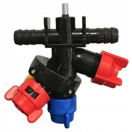 Pasukama purkštuvo galvutė varžtu