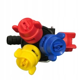 Pasukama purkštuvo galvutė varžtu