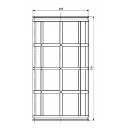 Didelis filtro įdėklo sietas