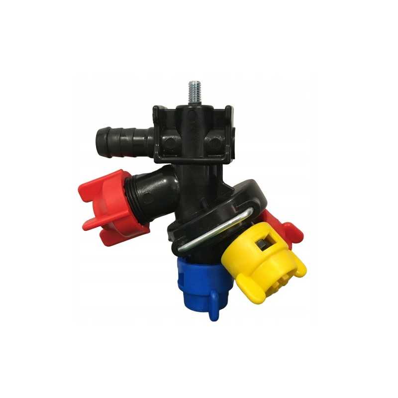 Galinė besisukanti purkštuvo galvutė tvirtinama varžtu