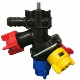 Galinė besisukanti purkštuvo galvutė tvirtinama varžtu