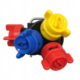 Galinė besisukanti purkštuvo galvutė tvirtinama varžtu