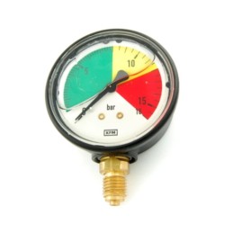 Glicerino manometras 0 16bar fi 63mm sriegis m12x1 5