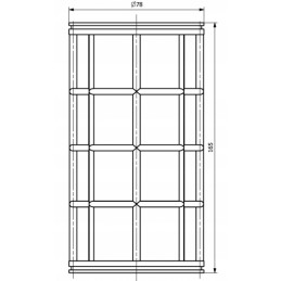 Mažas filtro įdėklo sietas