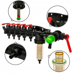 Skirstytuvas, 5 sekcijų valdymo vožtuvas, HD tipas