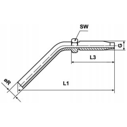 Srieginės vamzdžių jungiamosios detalės dn06 45